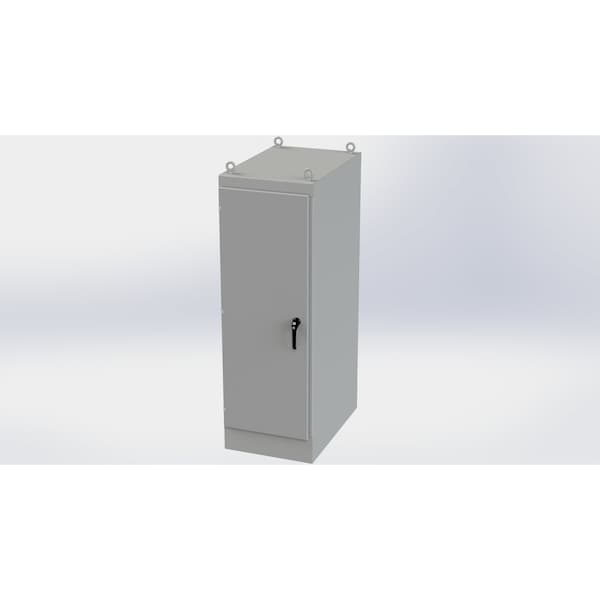 3 Point Latch with Padlock/Keylock Handle Electrical Enclosures, 72 in H, 36 in D, 24 in W